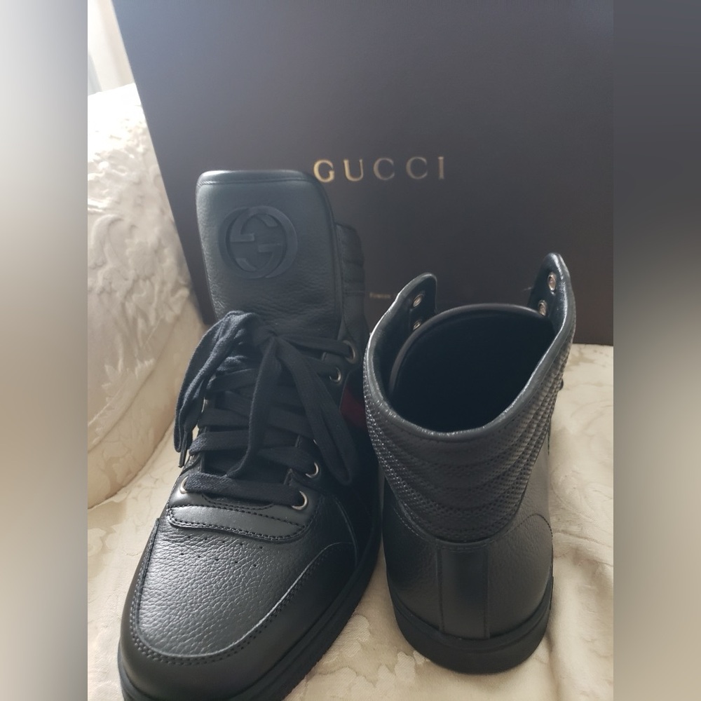 Gucci Classic High Tops - Never worn - 7.5 - Picture 4 of 5